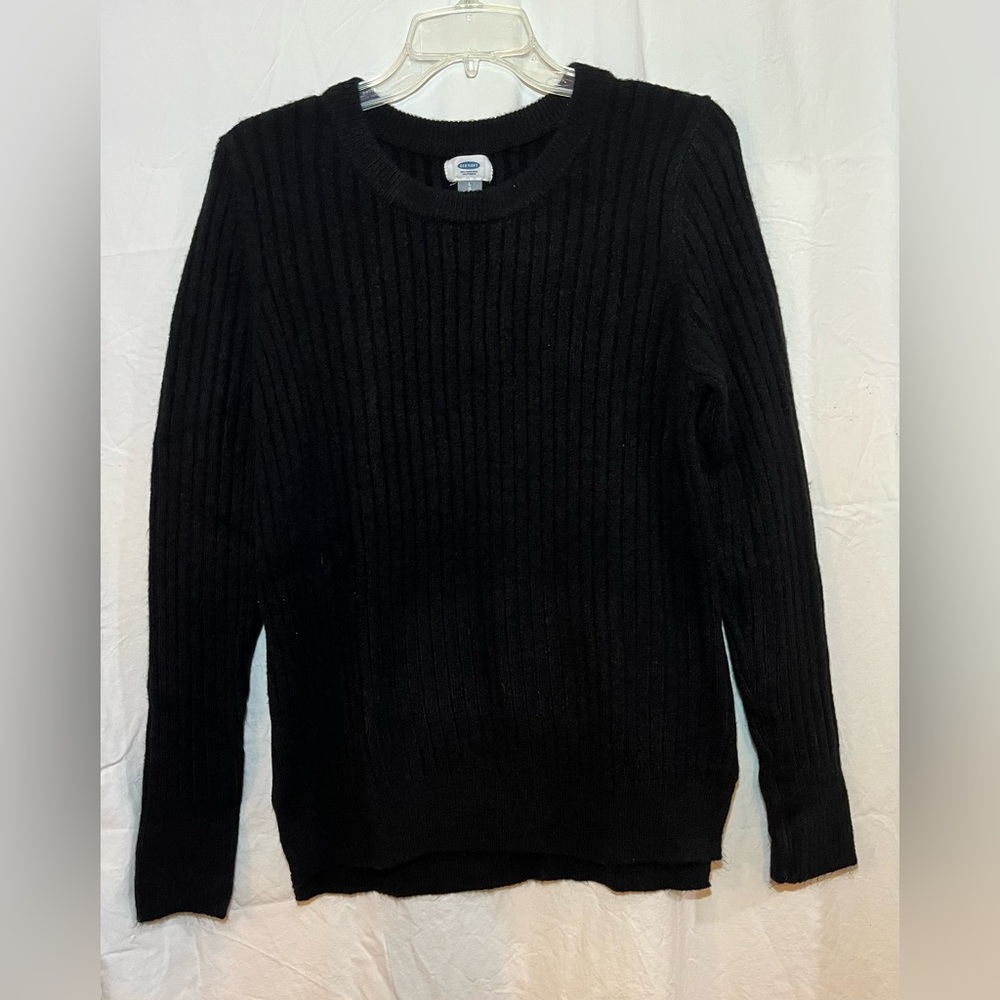 Old Navy black crew neck sweater size Large